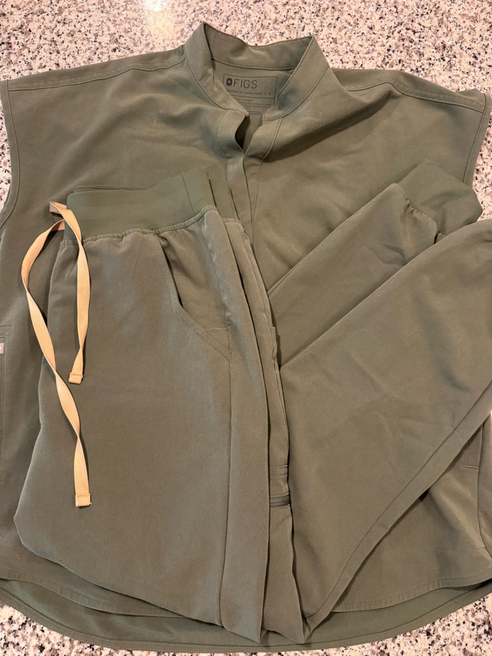FIGS Olive Green scrubs